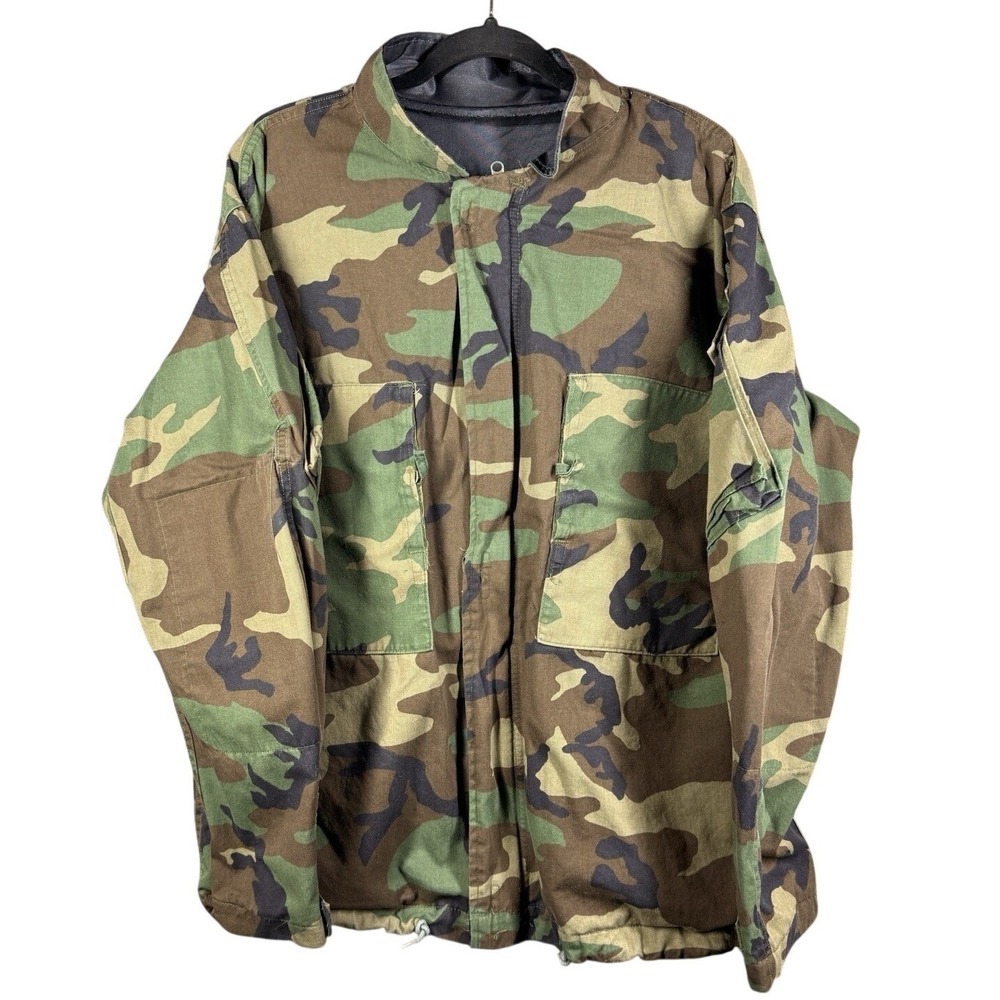 US‎ Military Chemical Protective Suit Class 1 Jacket Mens Medium Camo Woodland